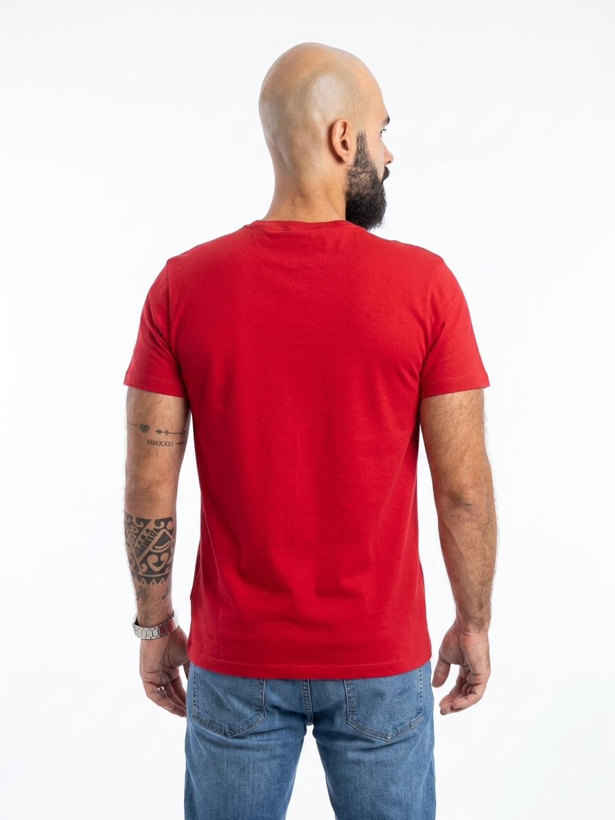 Camiseta Super Cotton Gola Careca Bordô
