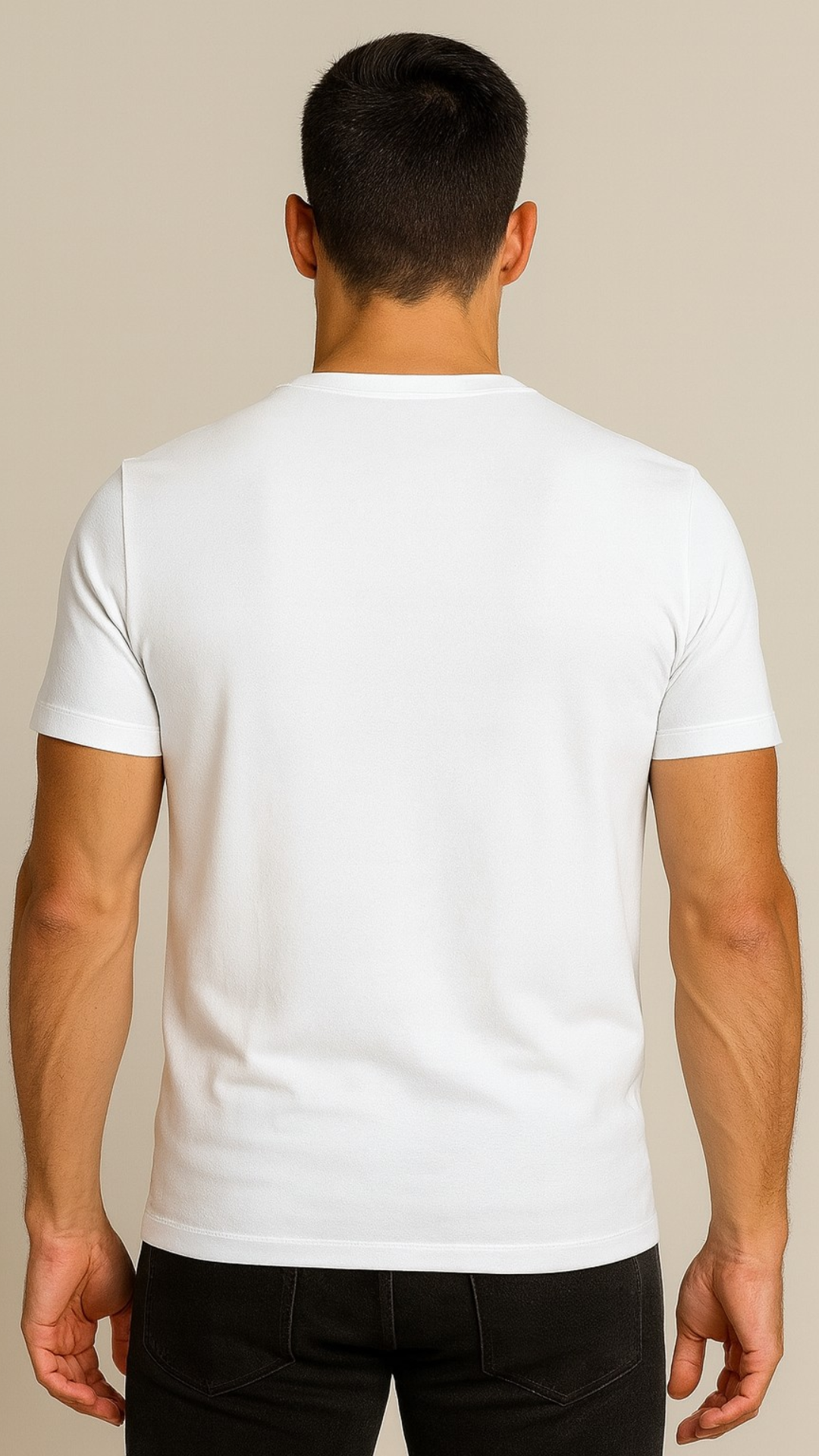 Camiseta Pima USA Gola Careca Branca